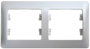 Рамка двойная Glossa SE перламутр во Владивостоке