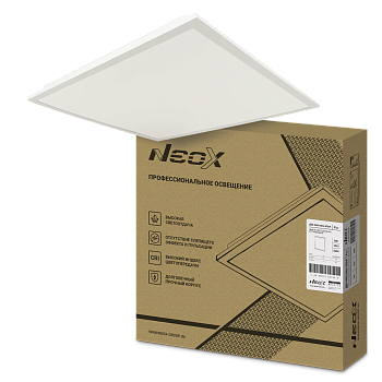 Панель светодиодная встраиваемая ДВО-PRO 5065-ОПАЛ 50Вт 6500К 120лм/Вт CRI80 595х595х30мм NEOX во Владивостоке