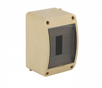 Щит распределительный навесной пластиковый ЩРН-П-4 модуля 140х90х85мм IP40 сосна во Владивостоке