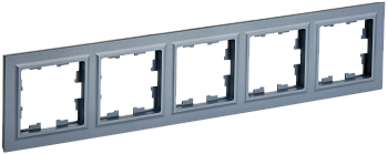 Рамка пятиместная BRITE IEK маренго во Владивостоке