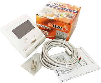 Терморегулятор INTERMO E-201 электронный непрограммируемый E31.116  – купить обогреватели, конвекторы, теплый пол оптом и в розницу  Терморегулятор INTERMO E-201 электронный непрограммируемый E31.116 во Владивостоке