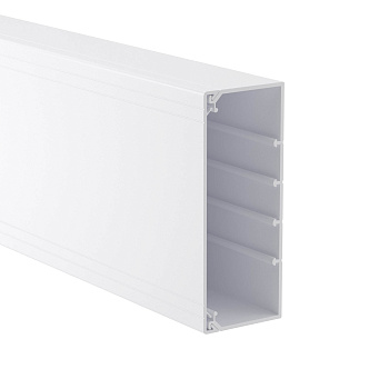 TA-GN 150x60 Короб с крышкой с направляющими для установки разделителей DKC  – купить гофру, лоток и кабель-каналы оптом и в розницу  TA-GN 150x60 Короб с крышкой с направляющими для установки разделителей DKC во Владивостоке