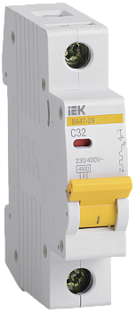 Автоматический выключатель ВА47-29 1P 32А 4,5кА характеристика С IEK во Владивостоке